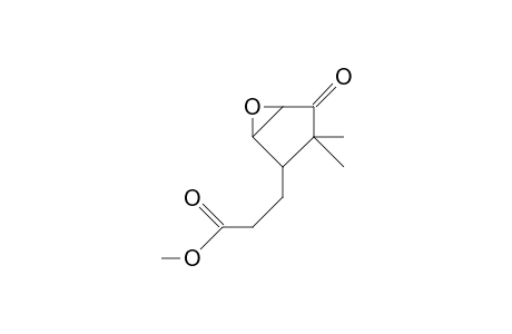 2b,3b-Epoxy-4a-(2-methoxycarbonyl-ethyl)-5,5-dimethyl-cyclopentanone