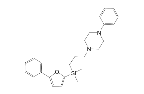 1-{3-[Dimethyl(5-phenylfuran-2-yl)silyl]propyl}-4-phenylpiperazine