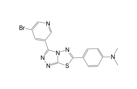 benzenamine, 4-[3-(5-bromo-3-pyridinyl)[1,2,4]triazolo[3,4-b][1,3,4]thiadiazol-6-yl]-N,N-dimethyl-