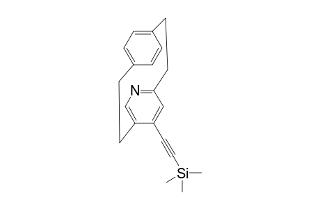 (rac)-4-{(Trimethylsilyl)ethynyl}[2](1,4)benzeno[2](2,5)pyridinophane