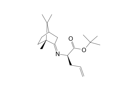 tert-Butyl (R,R,R)-(+)-2'-(1,7,7-Trimethylbicylo[2.2.1]hept-2-ylideneamino)pent-4'-enoate