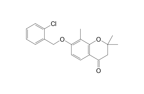 7-[( o-Chlorobenzyl)oxy]-2,2,8-trimethyl-4-chromanone