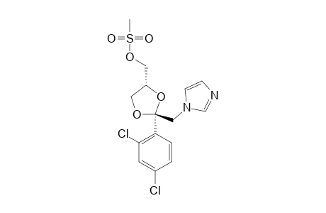 TRANS-{2-(2,4-DICHLOROPHENYL)-2-[1H-IMIDAZOL-1-YL]-METHYL-1,3-DIOXOLANE-4-YL}-METHYL-METHANESULFONATE