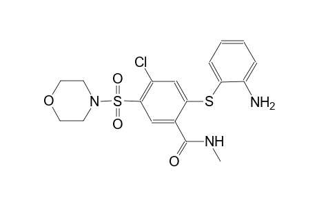 benzamide, 2-[(2-aminophenyl)thio]-4-chloro-N-methyl-5-(4-morpholinylsulfonyl)-