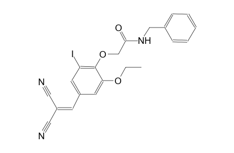 N-benzyl-2-[4-(2,2-dicyanovinyl)-2-ethoxy-6-iodophenoxy]acetamide
