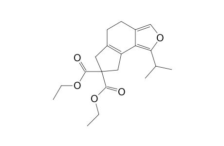Diethyl 3-isopropyl-4-oxatricyclo[7.3.0.0(2,6).0(1,9)]dodeca-2,5,1(9)-triene-11,11-dicarboxylate