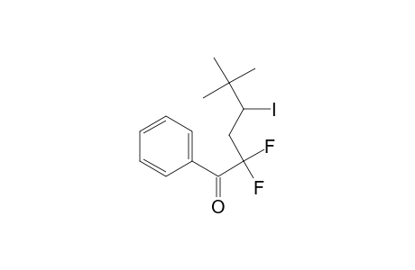 1,1-Difluoro-3-iodo-4,4-dimethylpentyl Phenyl Ketone