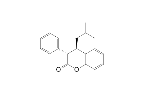 trans-4-isobutyl-3-phenyl-3,4-dihydrocoumarin