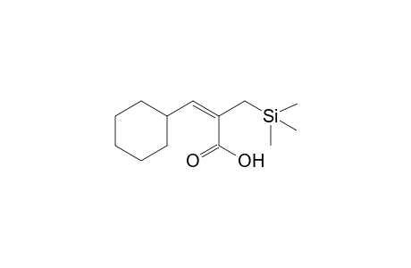 (2E)-3-Cyclohexyl-2-[(trimethylsilyl)methyl]prop-2-enoic Acid