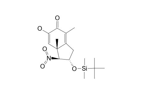 2-BETA-TERT.-BUTYLDIMETHYLSILYLOXY-6-HYDROXY-4,7A-BETA-DIMETHYL-1-BETA-NITRO-5-(7AH)-INDANONE