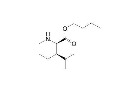 (2R,3R)-3-(1-methylethenyl)-2-piperidinecarboxylic acid butyl ester