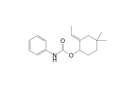 (E)-2-Ethylidene-4,4-dimethylcyclohexyl N-phenylcarbamate