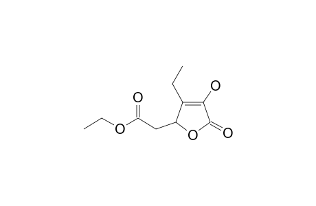 2-(3-ethyl-4-hydroxy-5-keto-2H-furan-2-yl)acetic acid ethyl ester