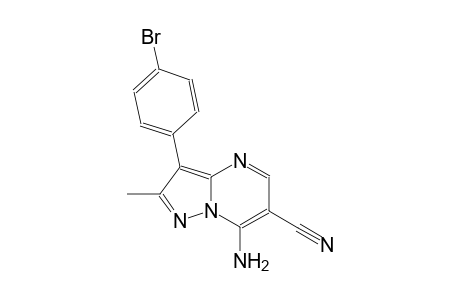 pyrazolo[1,5-a]pyrimidine-6-carbonitrile, 7-amino-3-(4-bromophenyl)-2-methyl-
