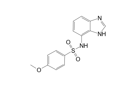 Benzenesulfonamide, N-(1H-1,3-benzimidazol-7-yl)-4-methoxy-