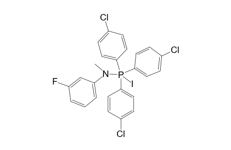 N-METHYL-N-(META-FLUOROPHENYL)-IMINO-TRI-(PARA-CHLOROPHENYL)-PHOSPHONIUM-IODIDE