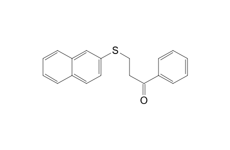 1-Propanone, 3-(2-naphthalenylthio)-1-phenyl-
