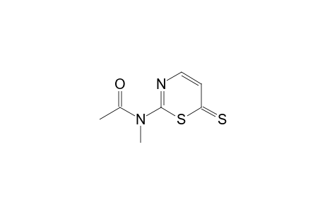 N-methyl-N-(6-sulfanylidene-1,3-thiazin-2-yl)acetamide