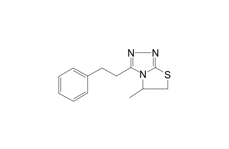 5-Methyl-3-phenethyl-5,6-dihydro-[1,3]thiazolo[2,3-c][1,2,4]triazole