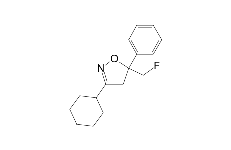 3-Cyclohexyl-5-(fluoromethyl)-5-phenyl-4,5-dihydroisoxazole
