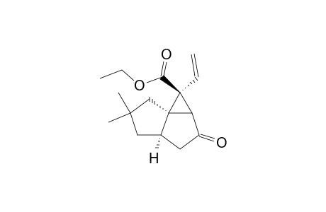 (1.alpha.,6.alpha.)-8,8-dimethyl-2.beta.-carbethoxy-2.alpha.-vinyltricyclo[4.3.0.0(1,3)]nonan-4-one-endo
