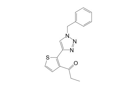 1-(2-(1-benzyl-1H-1,2,3-triazol-4-yl)thiophen-3-yl)propan-1-one