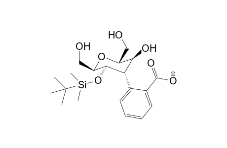 (3.alpha.-(tert-Butyldimethylsilyloxy)-2.beta.,6.beta.bis-hydroxymethyl-5.beta.-hydroxytetrahydropyran-4.alpha.-yl)benzoate