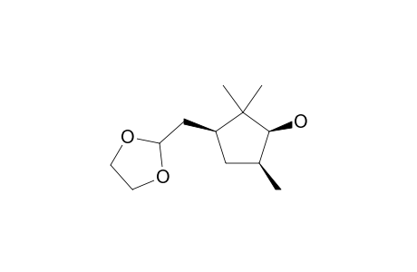 (1R,3R,4R)-2-((3-HYDROXY-2,2,4-TRIMETHYL-CYCLOPENTYL)-METHYL)-1,3-DIOXOLAN