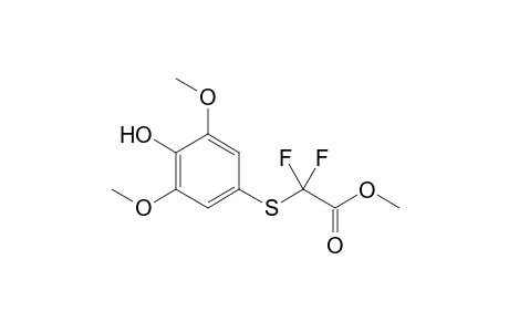 Difluoro-(4-hydroxy-3,5-dimethoxy-phenylsulfanyl)-acetic acid methyl ester