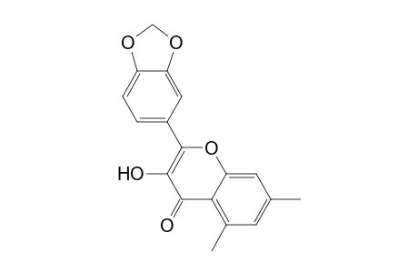 5,7-Dimethyl-3',4'-methylenedioxyflavonol