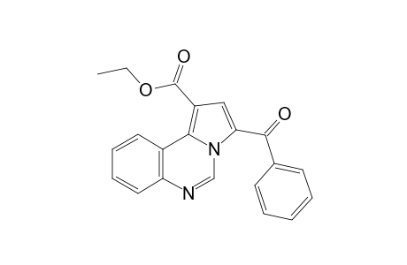 3-benzoylpyrrolo[1,2-c]quinazoline-1-carboxylic acid, ethyl ester