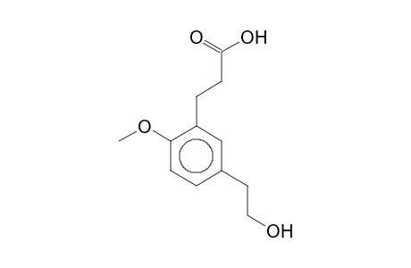 3-[2-methoxy-5-(2-hydroxy-ethyl)-phenyl]-propionsaeure