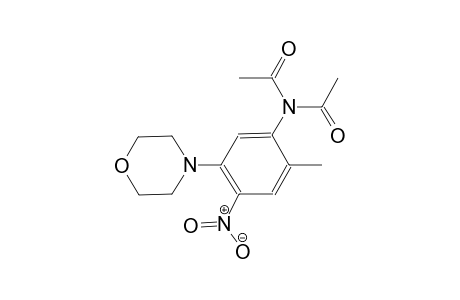 acetamide, N-acetyl-N-[2-methyl-5-(4-morpholinyl)-4-nitrophenyl]-