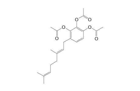 (E)-4-(3,7-DIMETHYLOCTA-2,6-DIENYL)-BENZENE-1,2,3-TRIYL-TRIACETATE
