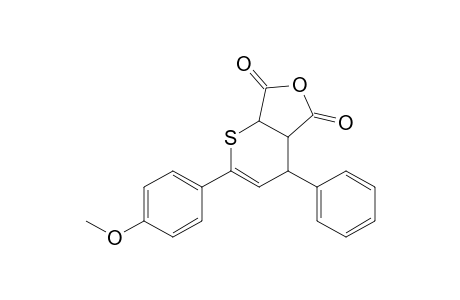 6-(p-Methoxyphenyl)-4-phenyl-3,4-dihydro-2H-thiopyran-2,3-dicarboxylic anhydride