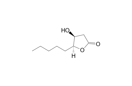 (4S,5S)-4-hydroxy-5-pentyl-2-oxolanone