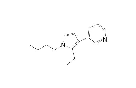 N-Butyl-2-ethyl-3-(3-pyridyl)pyrrole