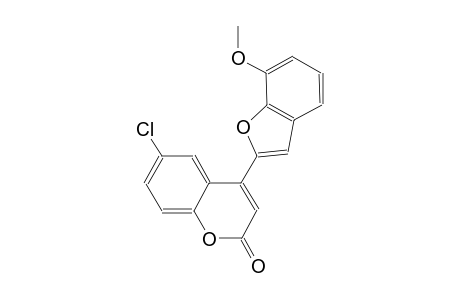 2H-1-benzopyran-2-one, 6-chloro-4-(7-methoxy-2-benzofuranyl)-