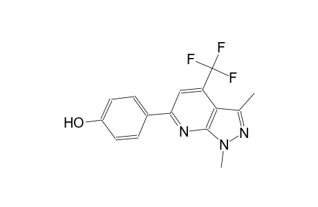 4-[1,3-dimethyl-4-(trifluoromethyl)-1H-pyrazolo[3,4-b]pyridin-6-yl]phenol