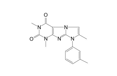 1,3,7-Trimethyl-8-(3-methylphenyl)-1H-imidazo[2,1-f]purine-2,4(3H,8H)-dione