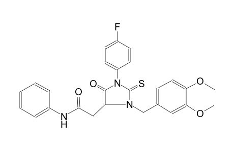 4-imidazolidineacetamide, 3-[(3,4-dimethoxyphenyl)methyl]-1-(4-fluorophenyl)-5-oxo-N-phenyl-2-thioxo-