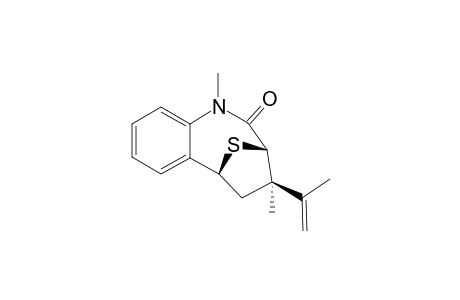 4-Isopropenyl-1,4-dimethyl-3,4,5,6-tetrahydro-3,6-epothiobenzazocin-2(1H)-one