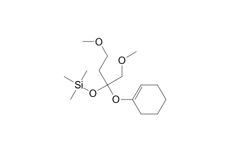 1-Trimethylsilyloxy-1,2-bis(methoxymethyl)ethyl 1-Cyclohexenyl Ether