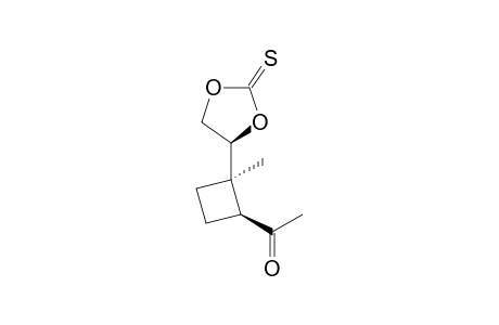 1-[(1S,2R)-2-methyl-2-[(4S)-2-sulfanylidene-1,3-dioxolan-4-yl]cyclobutyl]ethanone