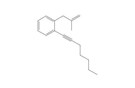 1-(Hept-1-ynyl)-2-(2-methylallyl)benzene