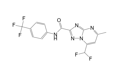 7-(difluoromethyl)-5-methyl-N-[4-(trifluoromethyl)phenyl][1,2,4]triazolo[1,5-a]pyrimidine-2-carboxamide