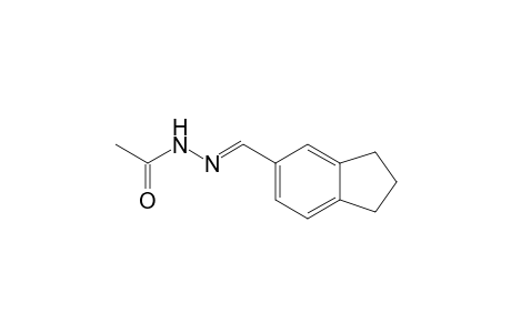 N-[(E)-2,3-dihydro-1H-inden-5-ylmethylideneamino]acetamide