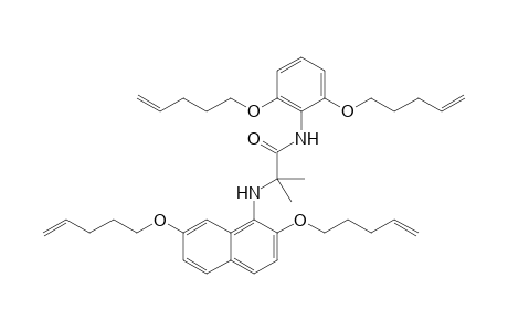 N-[2,6-Bis(pent-4-enyloxy)phenyl]-2-[2,7-bis(pent-4-enyloxy)naphthylamino]-2-methylpropanamide