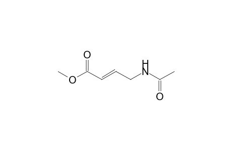 4-Acetylaminobut-2-enoic acid, methyl ester
