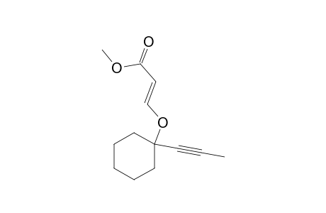 (E)-Methyl 3-(1-(Prop-1-ynyl)cyclohexyloxy)acrylate